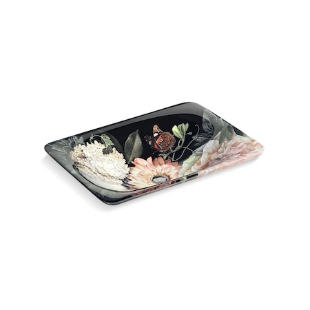 Kohler Dutchmaster Blush Floral Rectangle Lav 30334-DM1-0